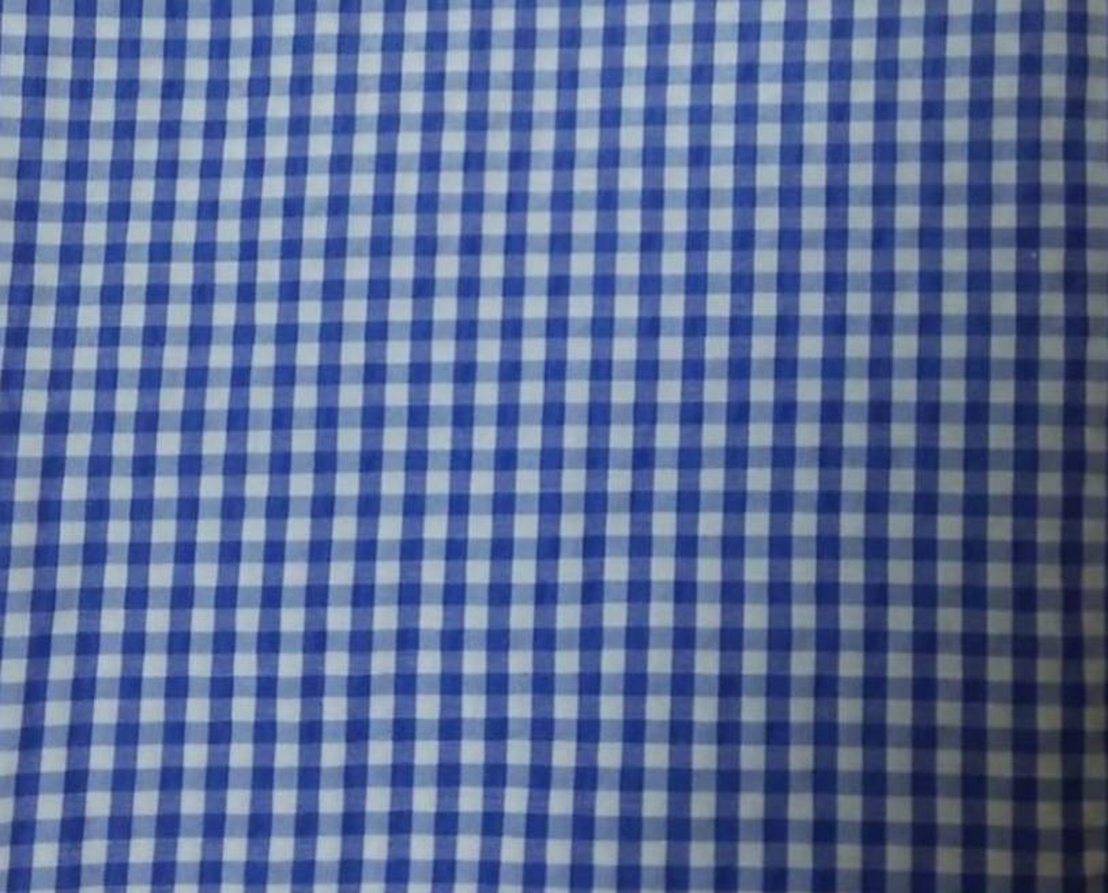 Royal Blue Gingham Cotton Fabric 1/8in by the Yard Etsy