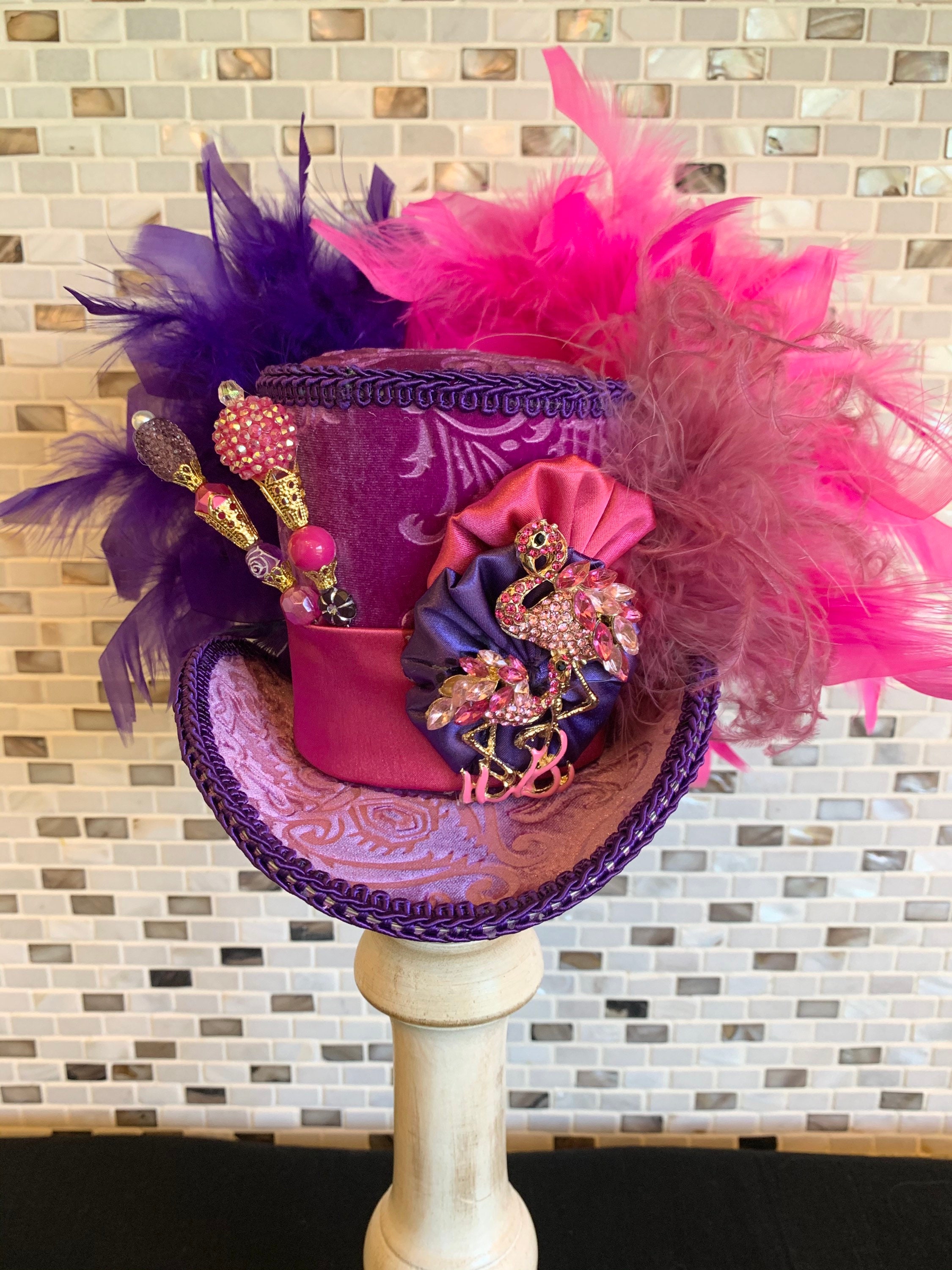 SHIP Alice in Wonderland Mini Top Hat 