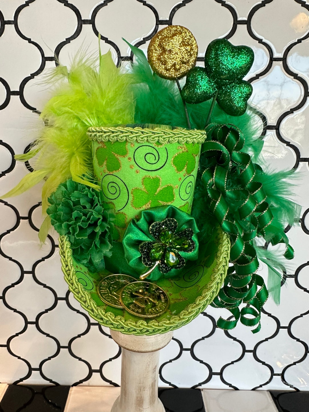 st patricks day mini top hat
