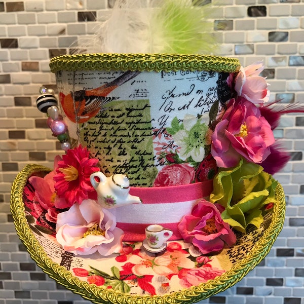 Tea Party Top Hat Etsy