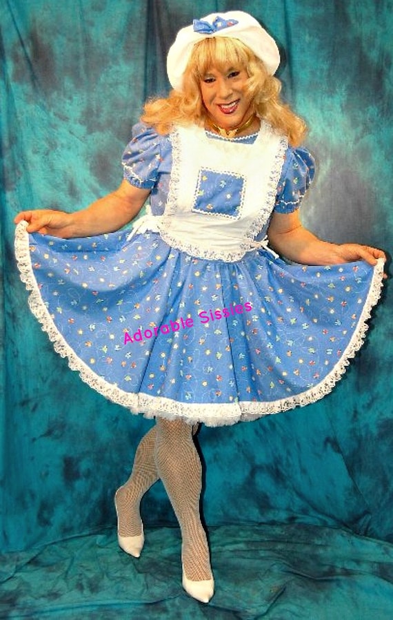 Calling All Sissy Girls Custom Made Sissy Dress With Little Bumble Bee's  All Sissy Cross Dressers Will Love This Little Girl Dress - Etsy