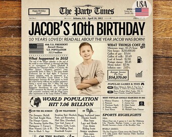 birthday newspaper book australia