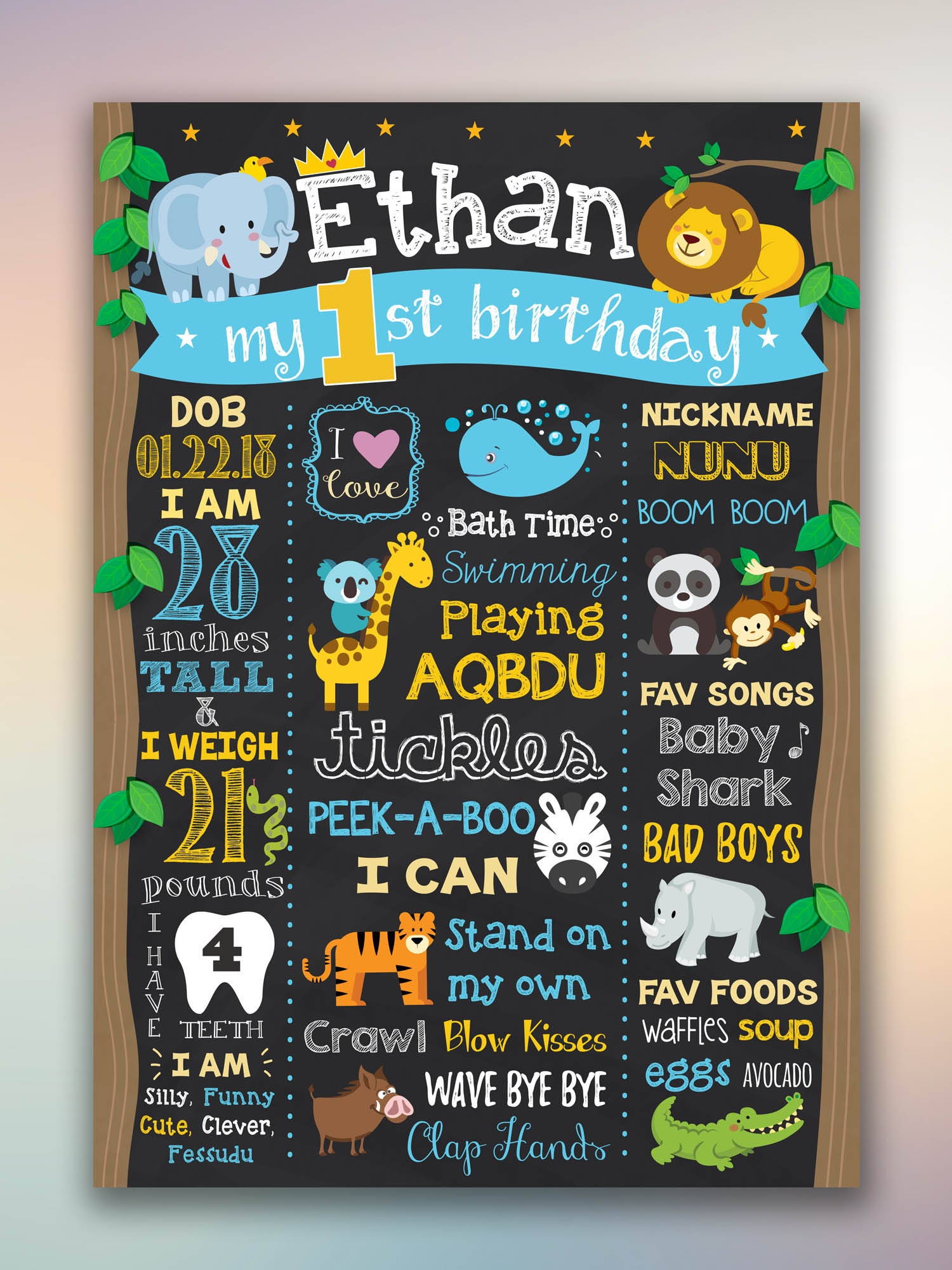 cute birthday posters www