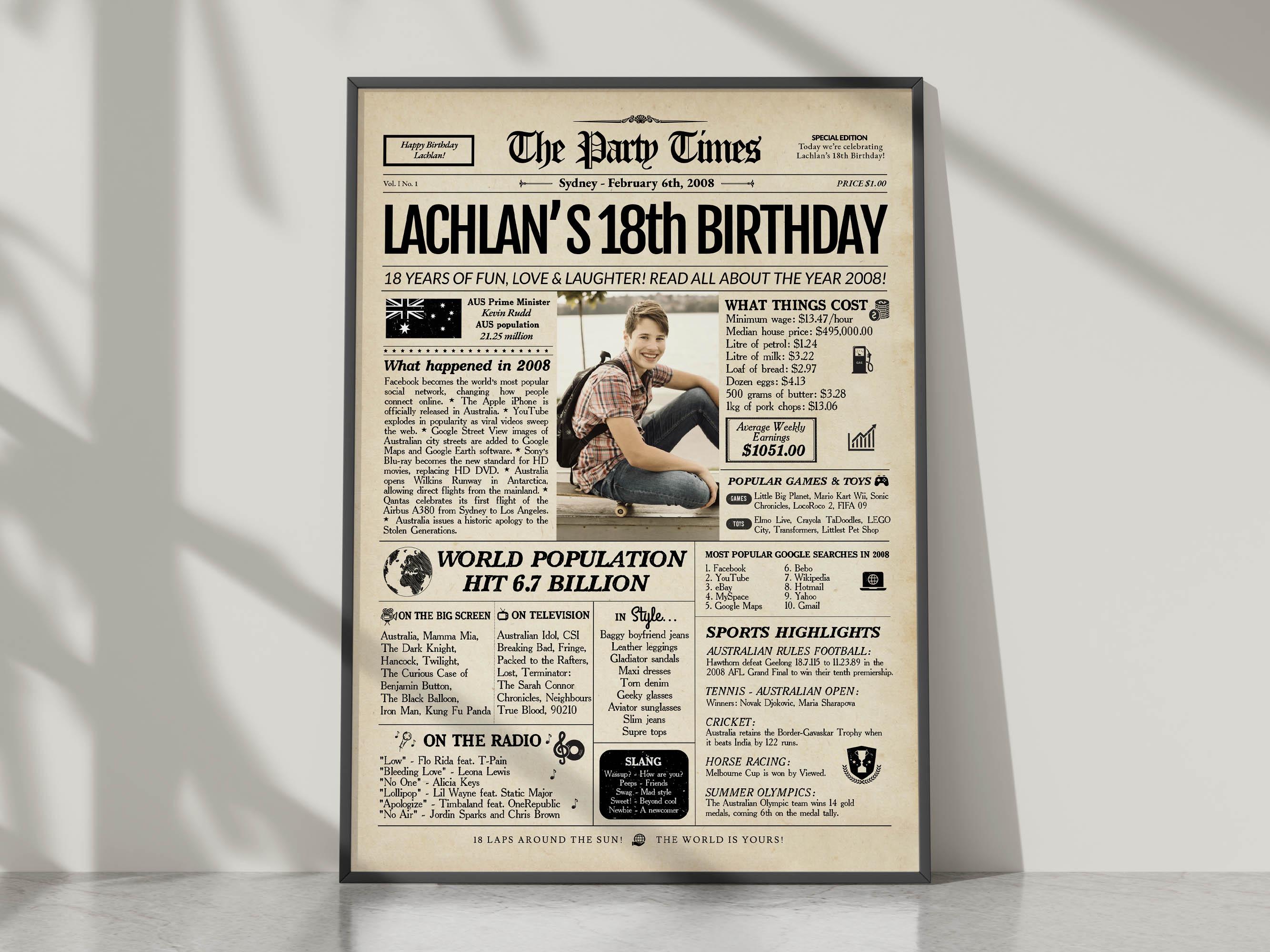 locoloco様 リクエスト 4点 まとめ商品 18歳の誕生日を記念した新聞