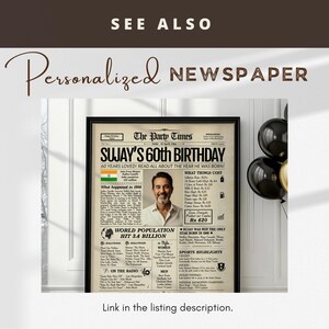 1976 India Newspaper 50th Birthday Sign | 1976 Facts & Highlights | Indian Edition image 6