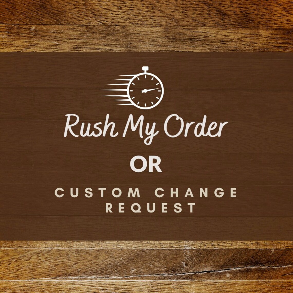 Rush My Order or Custom Change Request - Etsy