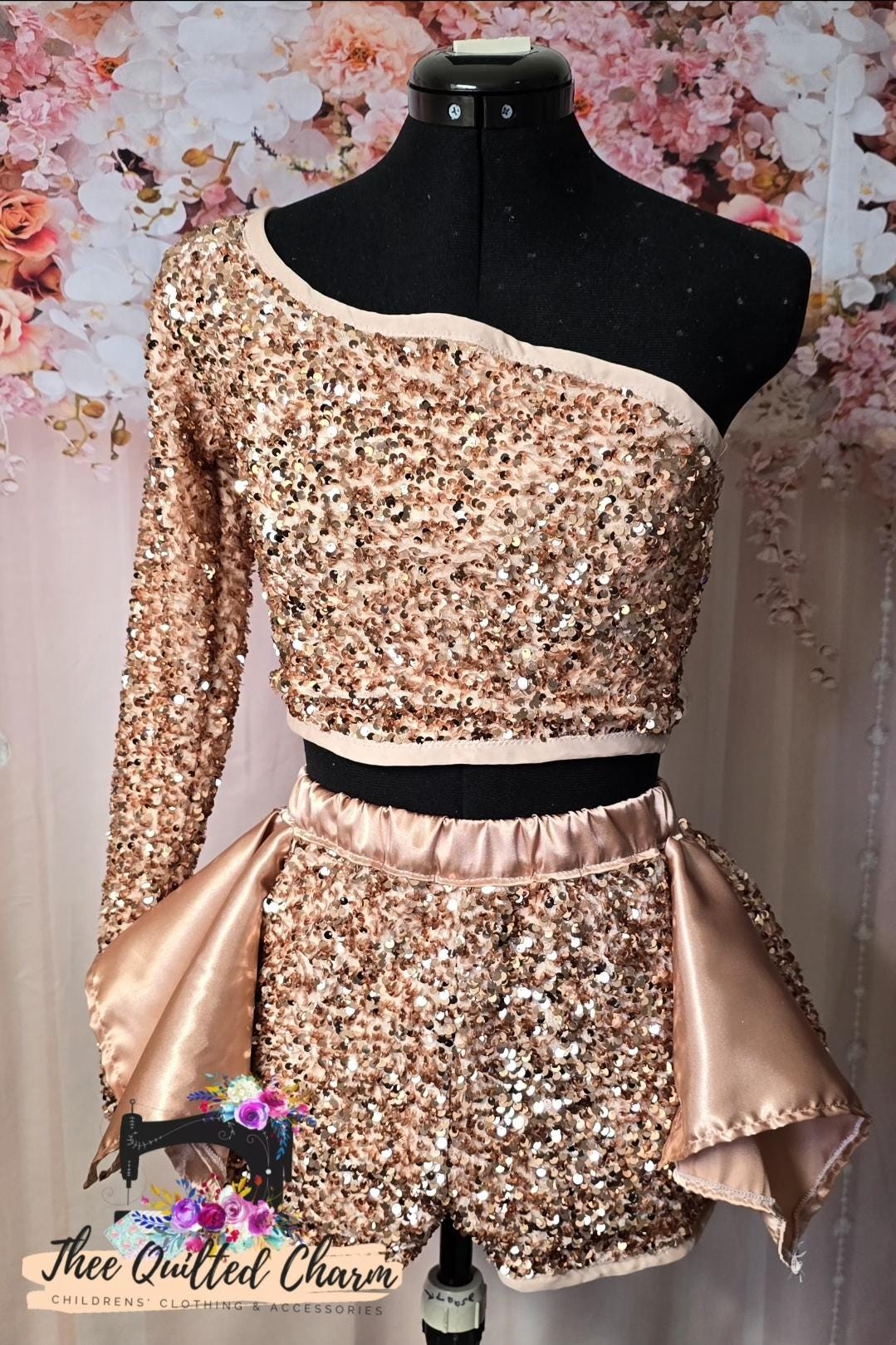 Two Piece Crop Top Quinceanera Dresses Morilee Two-Piece Ruffled Tulle Dress  With Crop Top