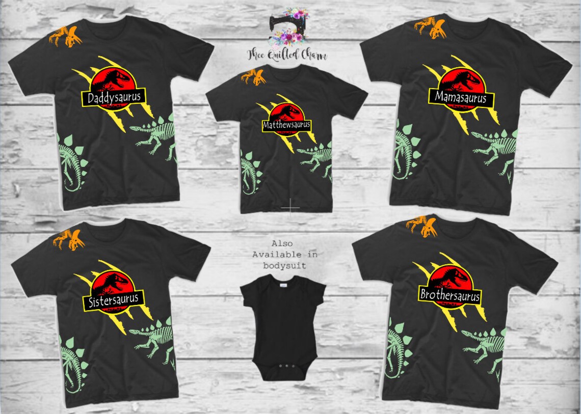 Jurassic party boys birthday shirt Jurassic park family | Etsy