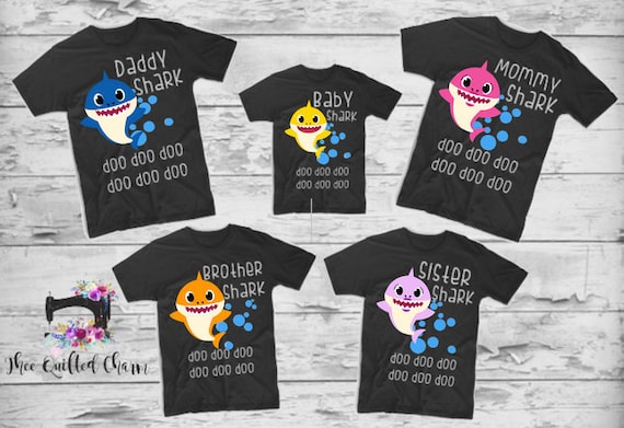 baby shark birthday shirt ideas