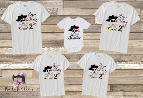 pirate birthday shirt