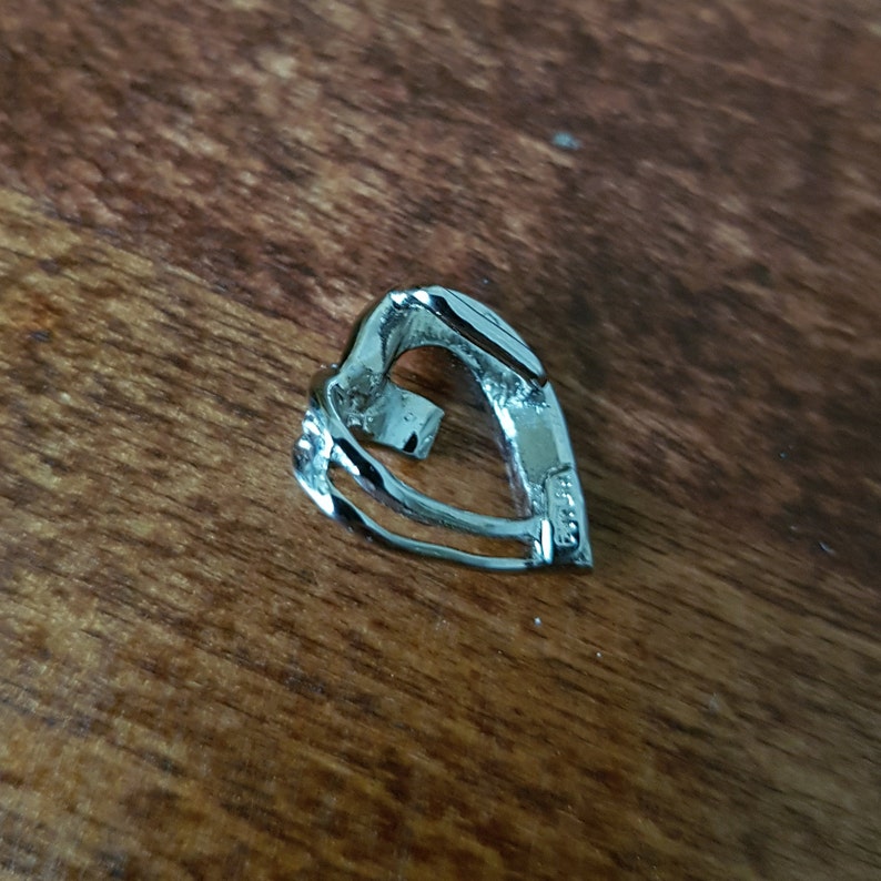 Vintage Crystal Heart Pendant Fifth Avenue Collection by Butler 1990s