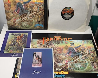 Captain Fantastic & the Brown Dirt Cowboy Elton John Vinyl Record Album Vintage