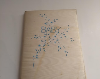 Baby Book Ephemera 1940s Hollywood California Notes Complete Photos Keepsakes