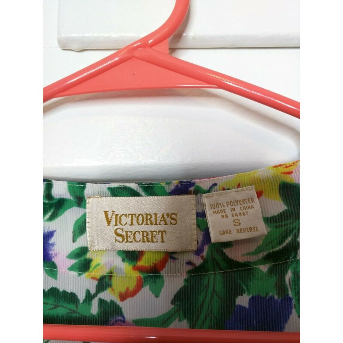 Vintage Victoria Secret Floral Blouse Pocket Buttons Etsy