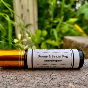 Focus and Brain Fog essential oils blend, Clarity