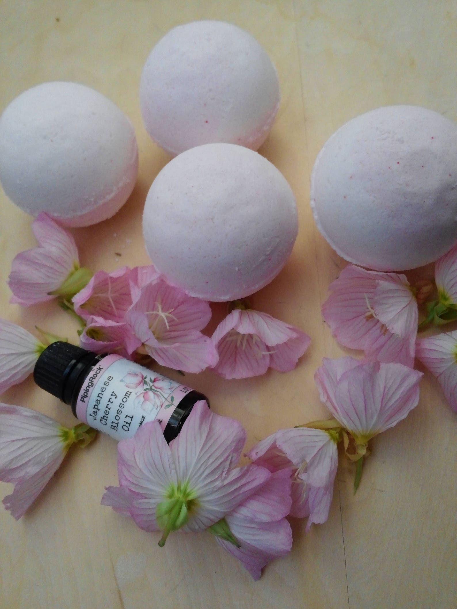 Bath Bombs /Japanese cherry Blossom scent/ Spa Birthday Etsy