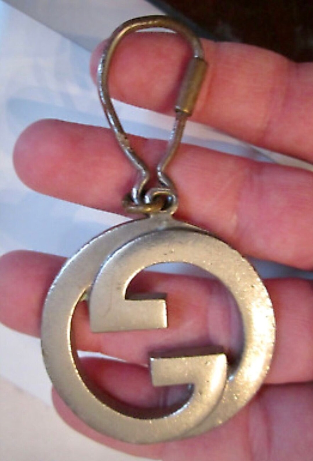 Vintage GUCCI Key Ring / Authentic 1980's Gucci Accessory / Unisex Gucci Italy Mens Women's