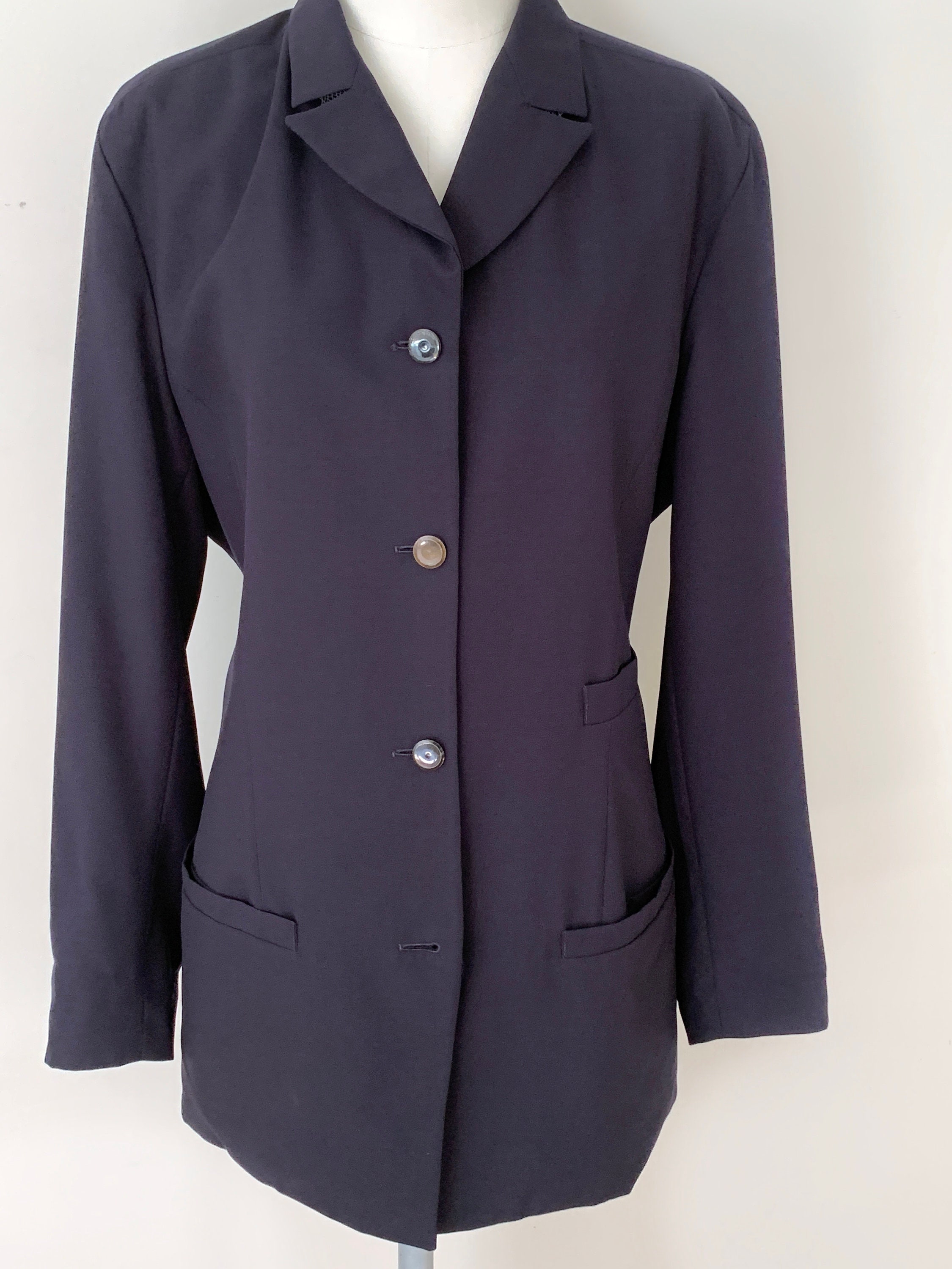Veste Femme En Laine Gris Bleu Roi Marithé Et François Girbaud - Taille 40 - Neuf Sans étiquettes