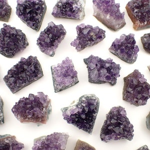 AMETHYST crystal cluster natural purple raw stone mineral specimen geode /Metaphysical Healing Gemstone Cure for Insomnia/Chakra Stone