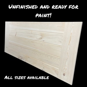 Unfinished Wood Headboard Etsy