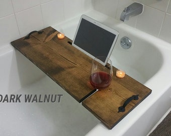 Guaranteed Perfect Fit Bathtub Wine Caddy