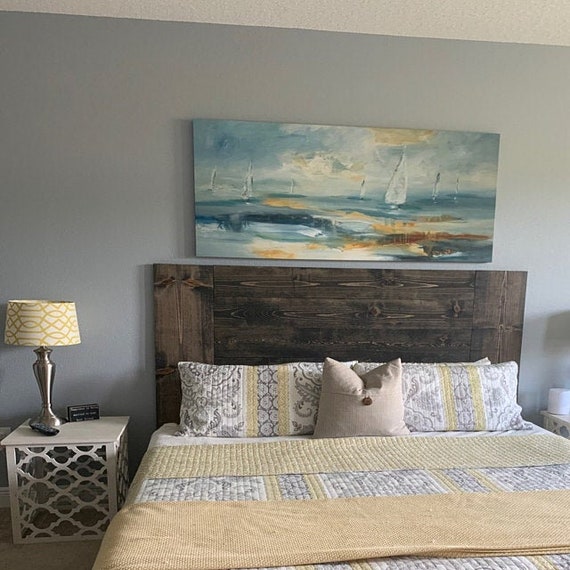 Floating Hanging Headboard Etsy Canada