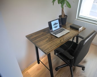 Entryway Table / Computer Desk with Metal Legs