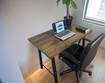 study table for home Entryway Table / Computer Desk with Metal Legs
