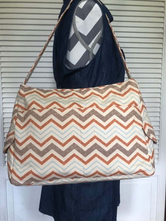 chevron diaper bag
