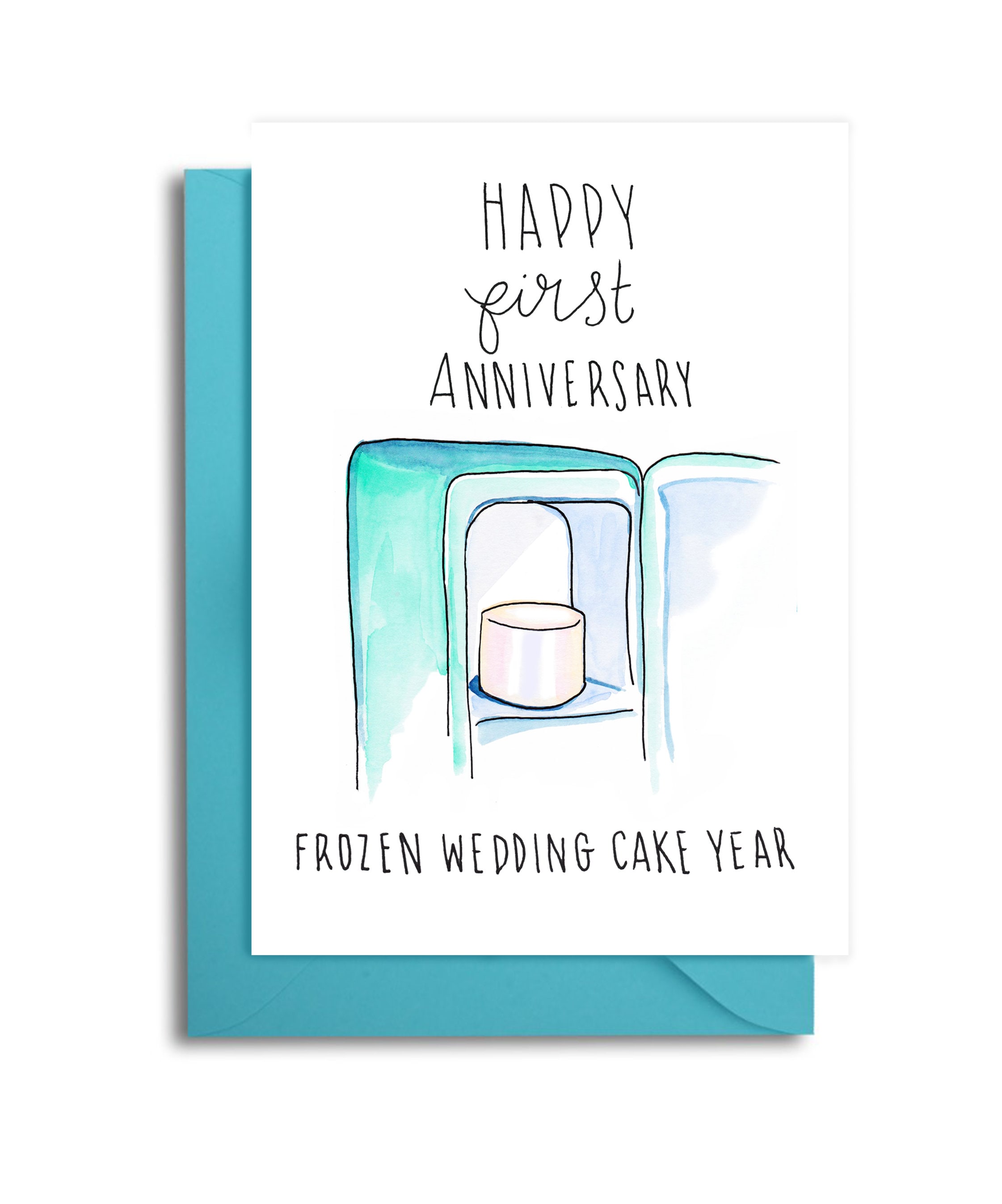 First Wedding Anniversary Card, Frozen Wedding Cake Anniversary, 1st …