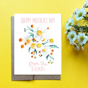 Feliz Día de la Madre desde el Embarazo, Día de la Madre Embarazada, Día de la Madre para la Futura Mamá, Primer Día de la Madre, Primer Día de la Madre Embarazada