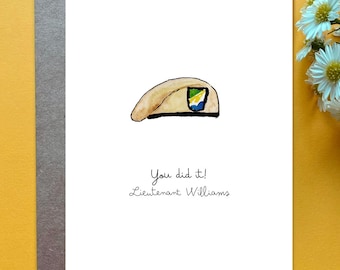 Custom Army Ranger Graduation Card Military Promotion Card Army Ranger School Grad Personalized Ranger Graduation Gift