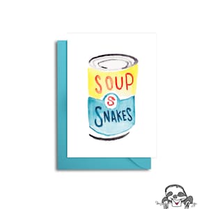 Cartão de Sopa de Cobras, Sopa de Cobras de Dia dos Namorados, Dia dos Namorados do Escritório, Sopa de Cobras de Escritório, Dia dos Namorados Engraçado, Dia dos Namorados para Ele, Michael Scott