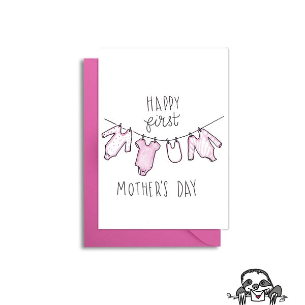 First Mother's Day Card, First Mother's Day, 1st Mother's Day Card, Mother's Day from Baby, Mom's 1st Mother's Day,