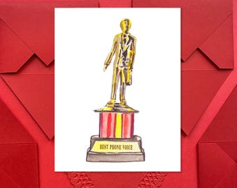 Valentine's Day Card for Coworkers Funny Gift The Office Themed Dundie Awards Employee Gift Custom Coworker Card