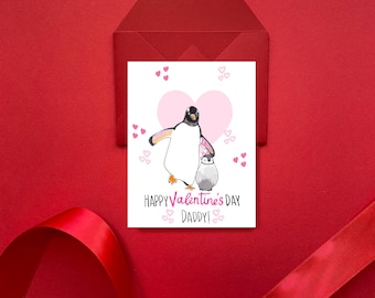 Baby's 1st Valentine's Day Card to Daddy Valentine for Dad from Baby