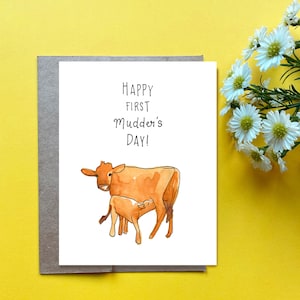 Erste Muttertagskarte, Happy Mudders Day, Lustige 1. Muttertagskarte, Muttertagskarte für die stillende Mama