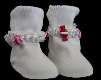 Candy Beaded Socks