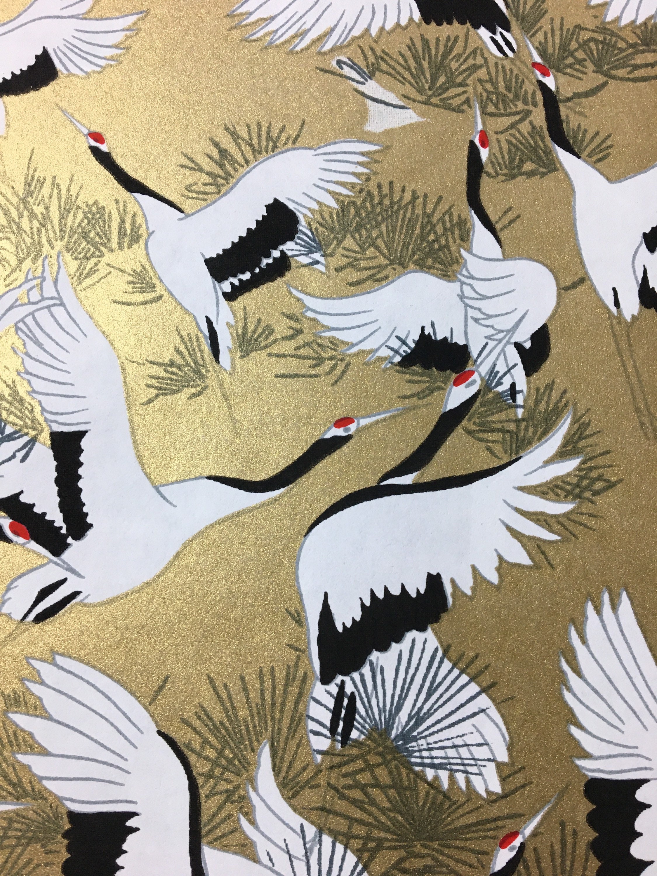 Japanese Sogara Yuzen Hand Silkscreen Printed 95 Cm Wide - Etsy UK