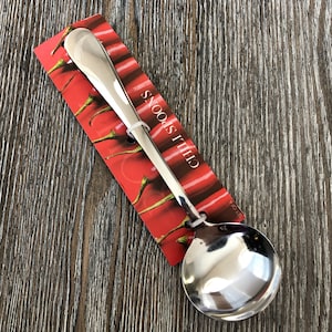 Stainless Etched Chili Spoons Set of 6