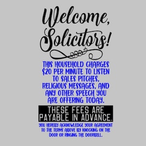 玄関用の Welcome Solicitors サイン - SVG - デジタル ファイルのみ