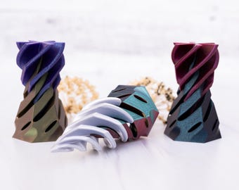 3D Printed Impossible Cone Fidget Toy | Spiral Desk Fidget | Custom Color Sensory Toy | STEM Gift for Adults & Teens