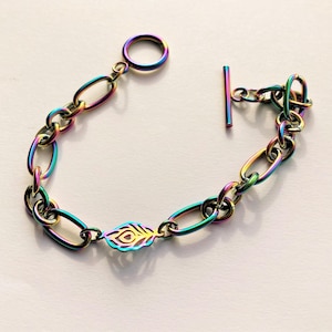 Pulseira de presente de bem-estar para saúde - Folha de Lótus / Bodhi