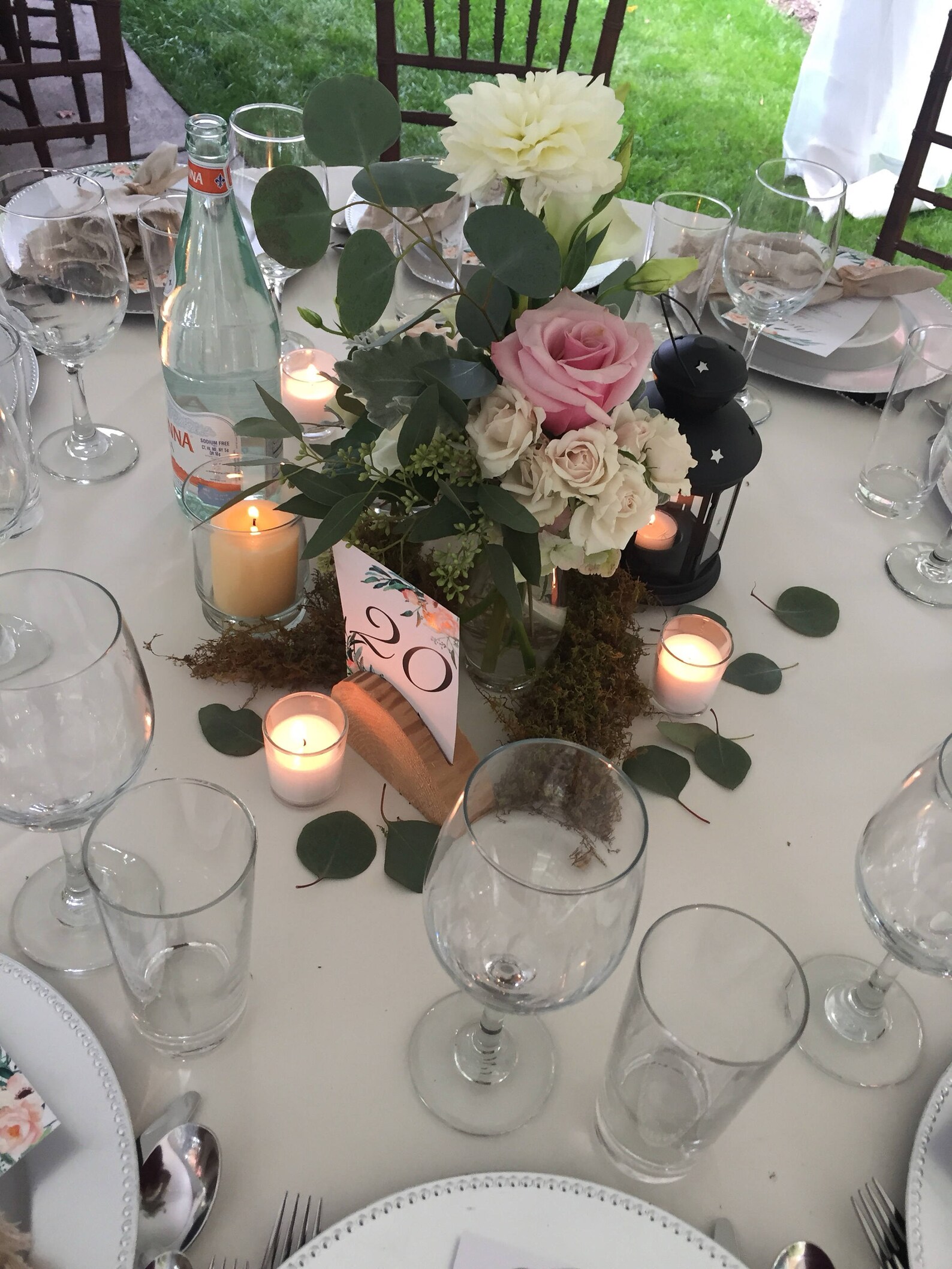 Dried eucalyptus table scatter dried table runner greenery Etsy