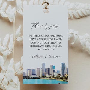 Plantilla de etiqueta de regalo de ST LOUIS, etiqueta de regalo imprimible con el horizonte de St Louis, etiqueta de regalo de boda en Missouri, boda de aventura en un destino de ciudad, bricolaje instantáneo