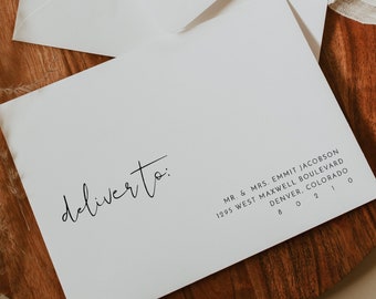 print wedding envelopes