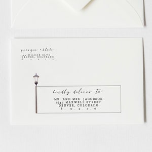 NOLA New Orleans Inspired Wedding Envelope Addressing Template, French Quarter Wedding Envelopes, Printable Wedding Envelopes Instant