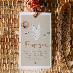 Modelo de etiqueta de favor, etiqueta de favor boho para impressão, etiqueta de favor boho para despedida de solteira, download instantâneo, etiqueta de favor de chuveiro creme praia tropical - JADE