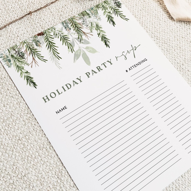 Holiday Work Sign up Sheets Etsy