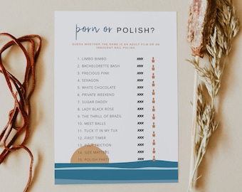 REED Dirty Drink If Bachelorette Game Printable, Lake Bachelorette Games, Tropical Beach Sunset Bachelorette Games, Drinking Game Naughty